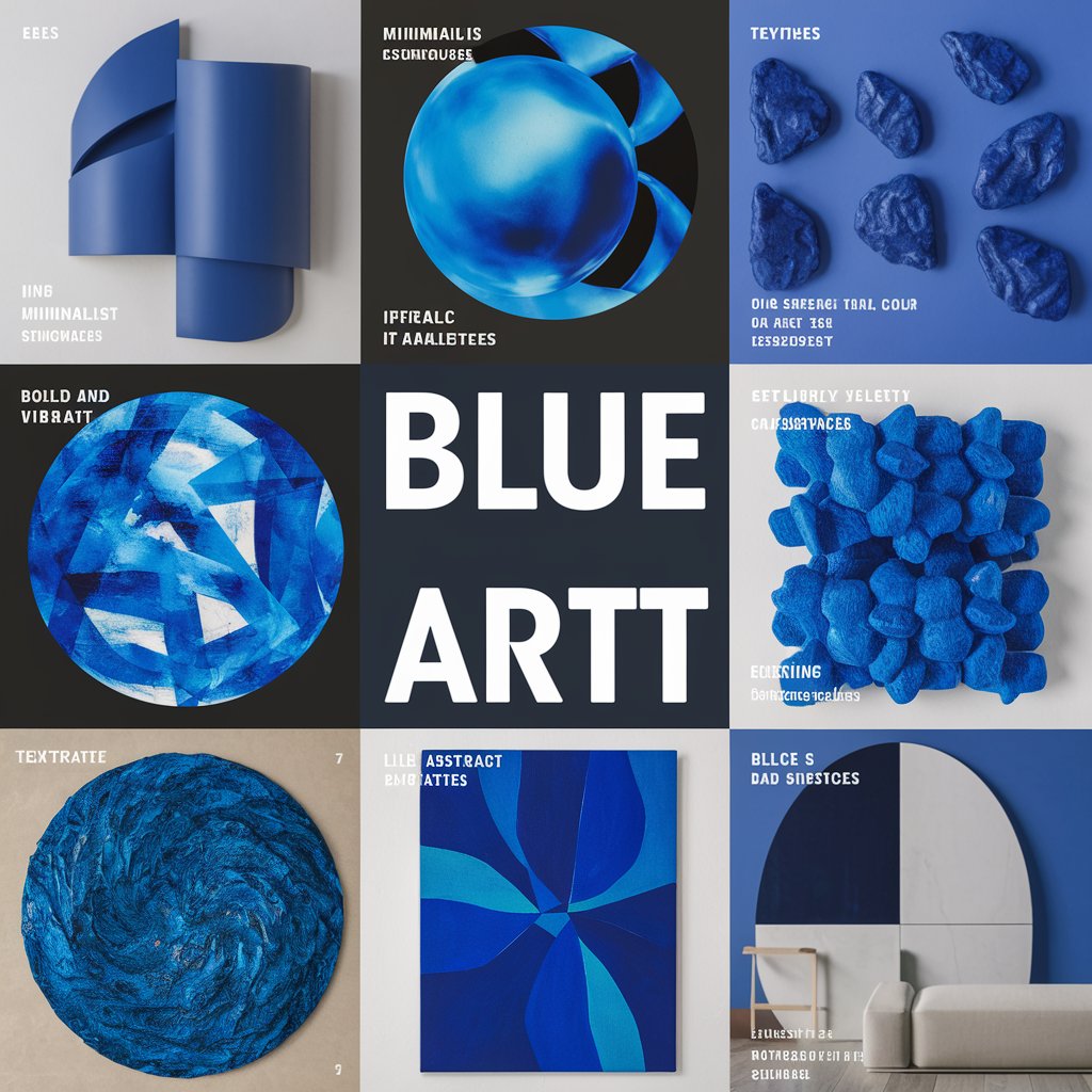 Blue Abstract Wall Art